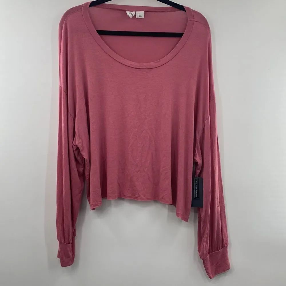 3For$20 Melrose and Market Blush Pink Long-Sleeve Top Size Small